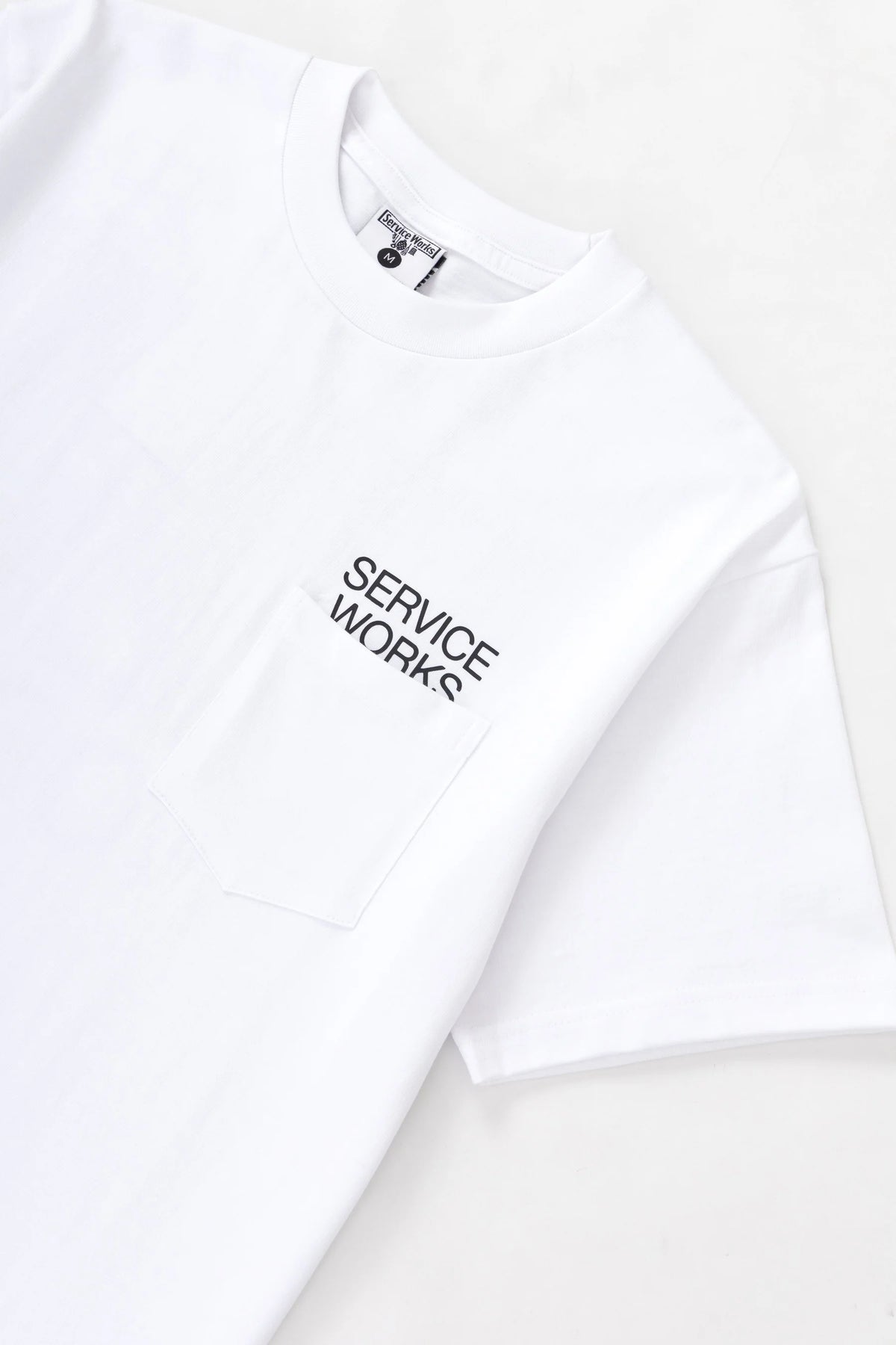 Service Works Nourish Pocket Tee — White — view 4