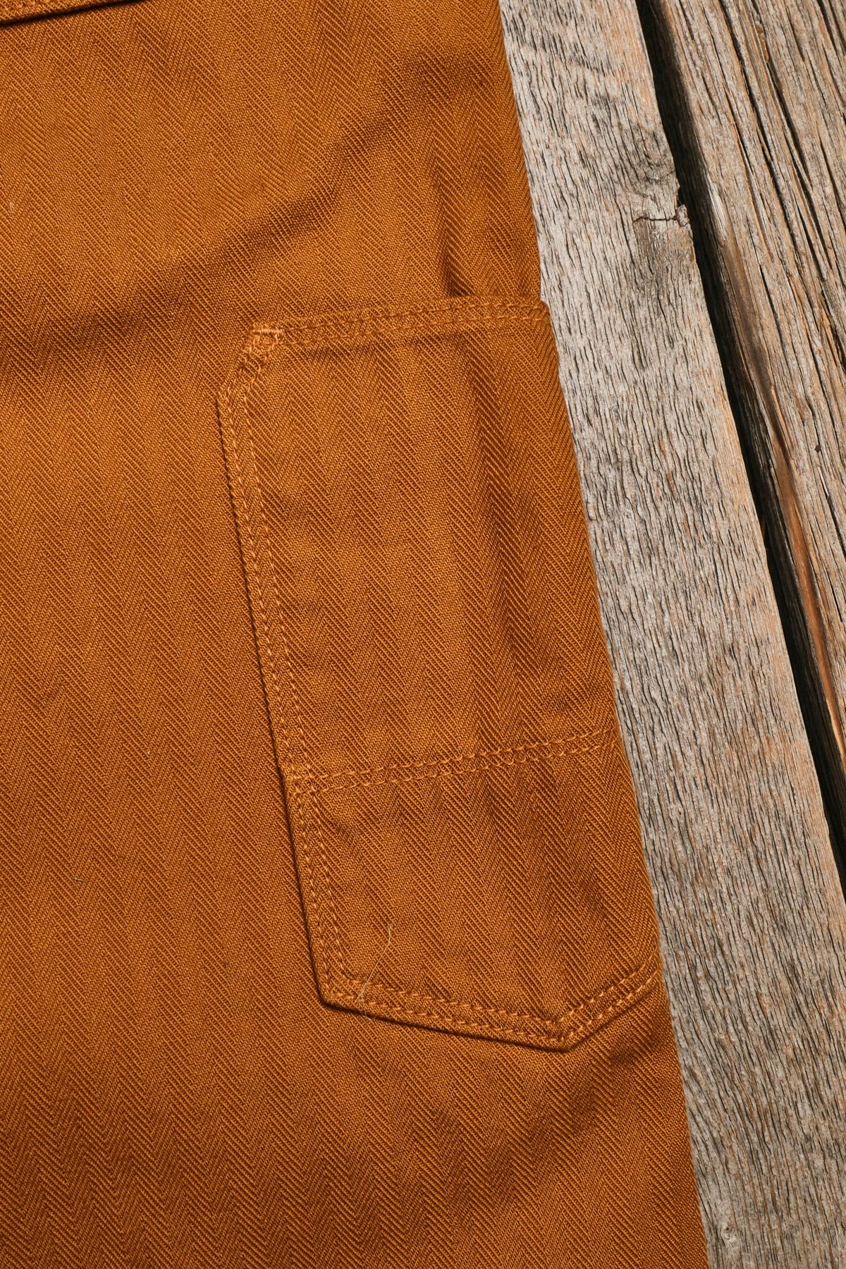 FREENOTE ORTEGA PANT 13 OUNCE - RUST HERRINGBONE