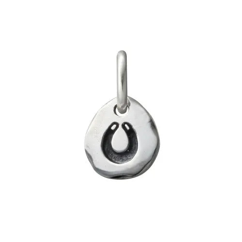Saad Horseshoe Curved Charm Pendant — front view