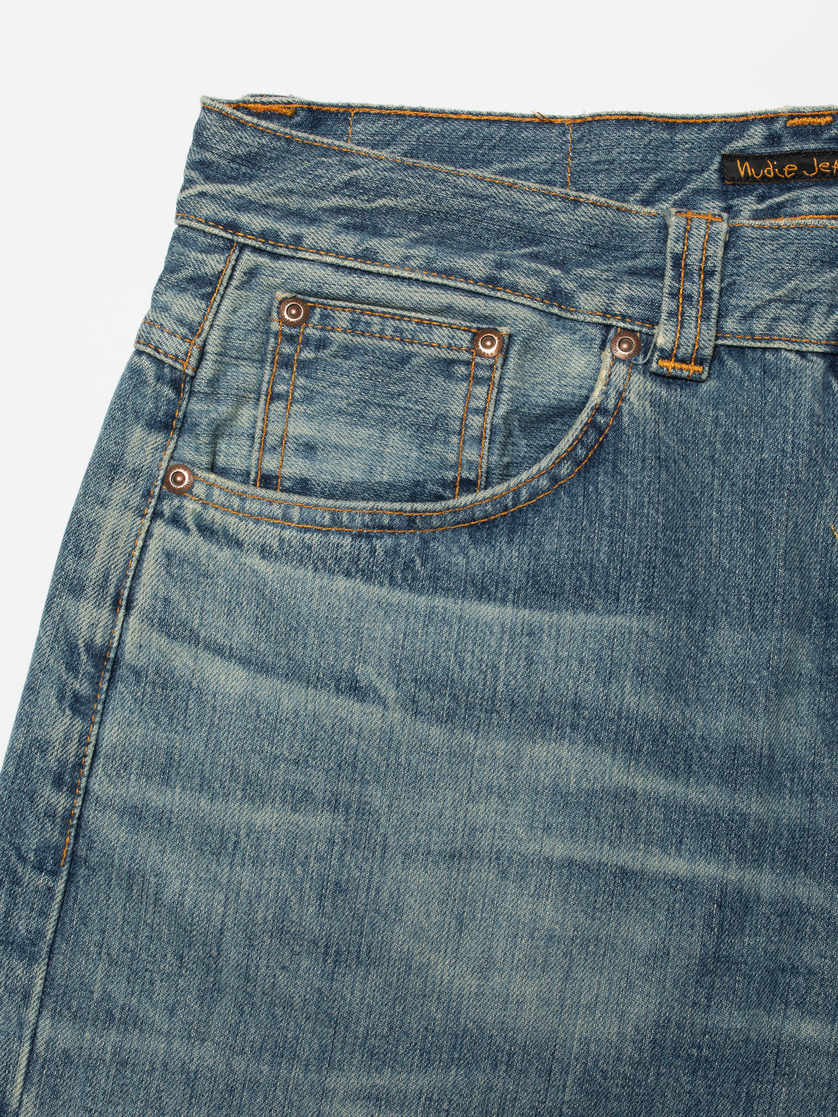 NUDIE JEANS REGULAR ALF - SILVER TRACKS