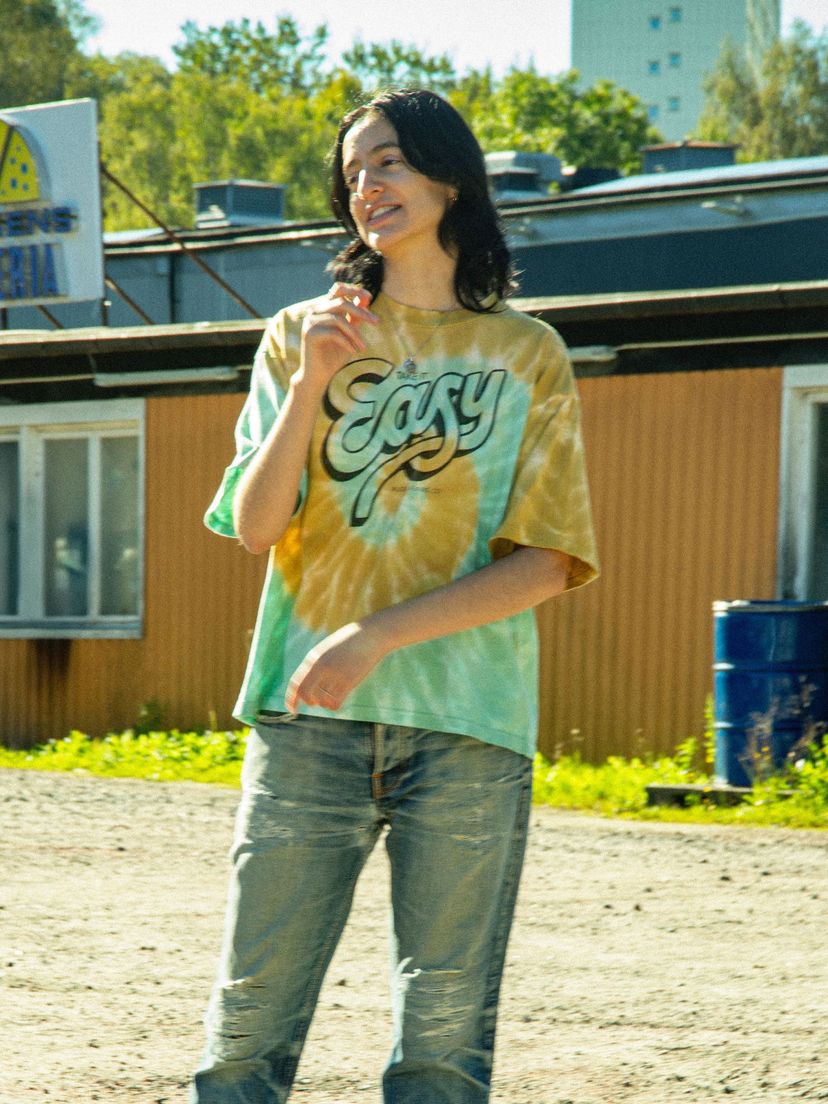 NUDIE JEANS RITA T-SHIRT TAKE IT EASY - MULTI