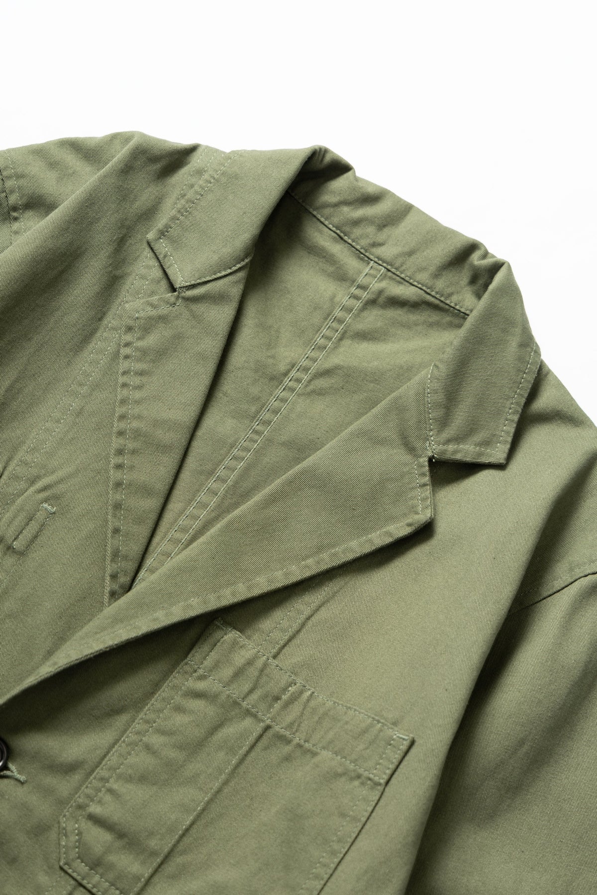 Service Works Drill Server Suit Jacket — Olive — view 3