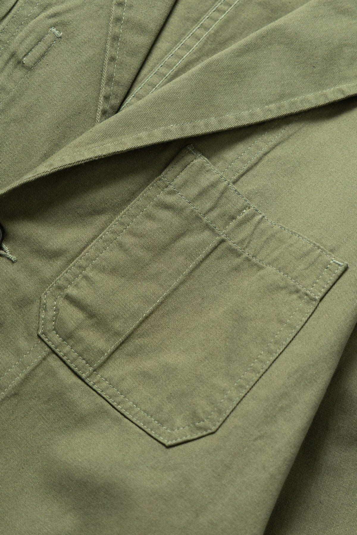 Service Works Drill Server Suit Jacket — Olive — view 4