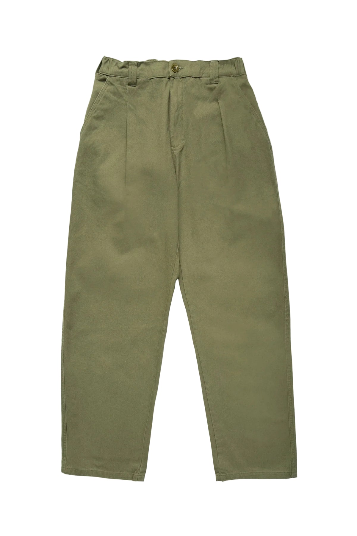 Service Works Drill Waiter Pant — Olive — front view