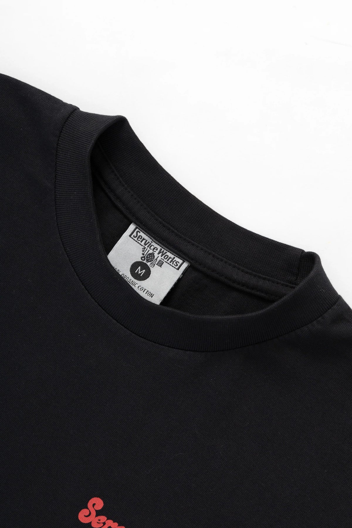 Service Works Work + Pleasure Tee — Black — view 5