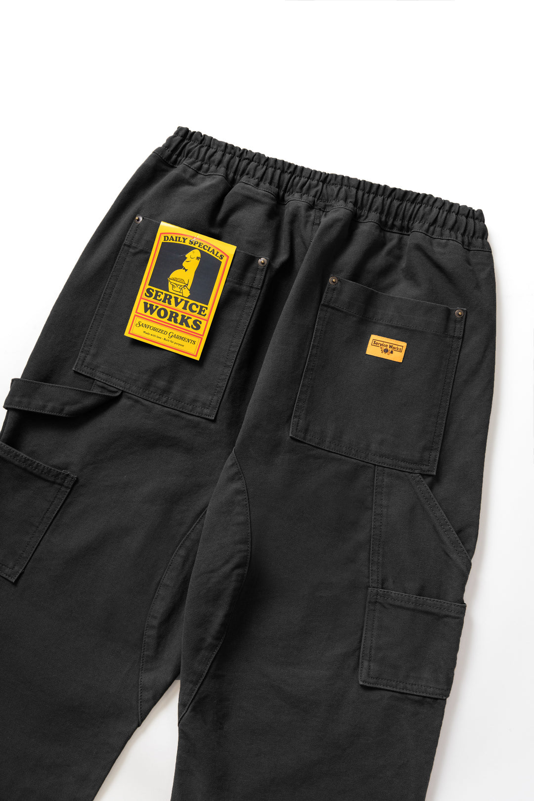 Service Works Utility Chef Pant — Black — view 5