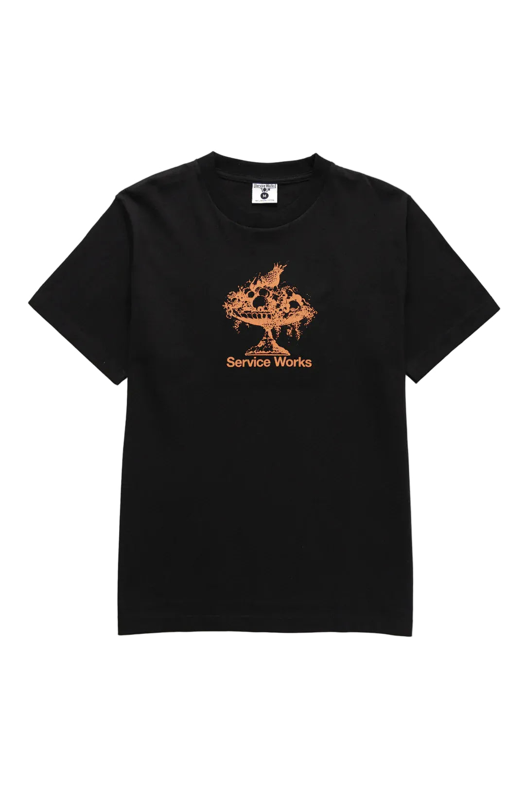 Service Works Fruit Bowl Tee — Black — front view