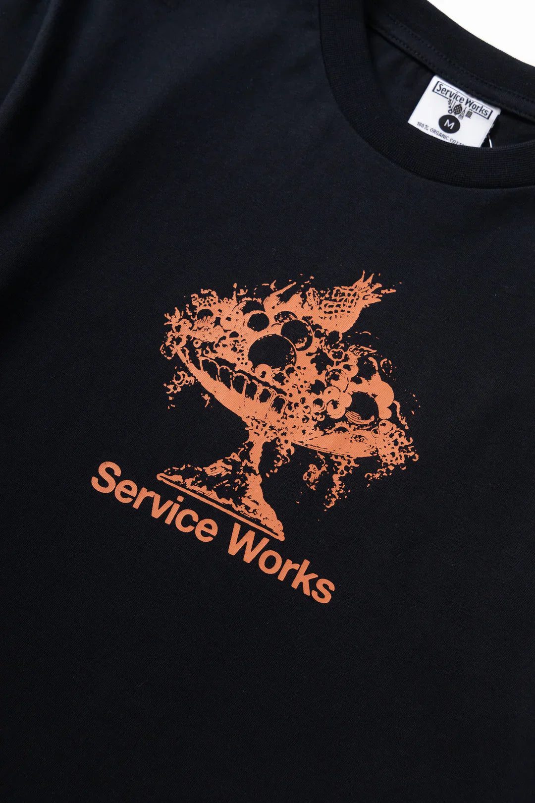 Service Works Fruit Bowl Tee — Black — view 2