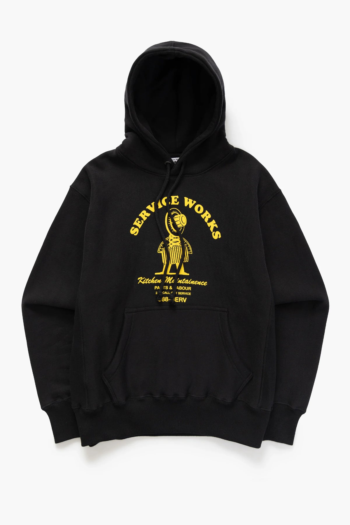 SERVICE WORKS MAINTENANCE HOODIE - BLACK