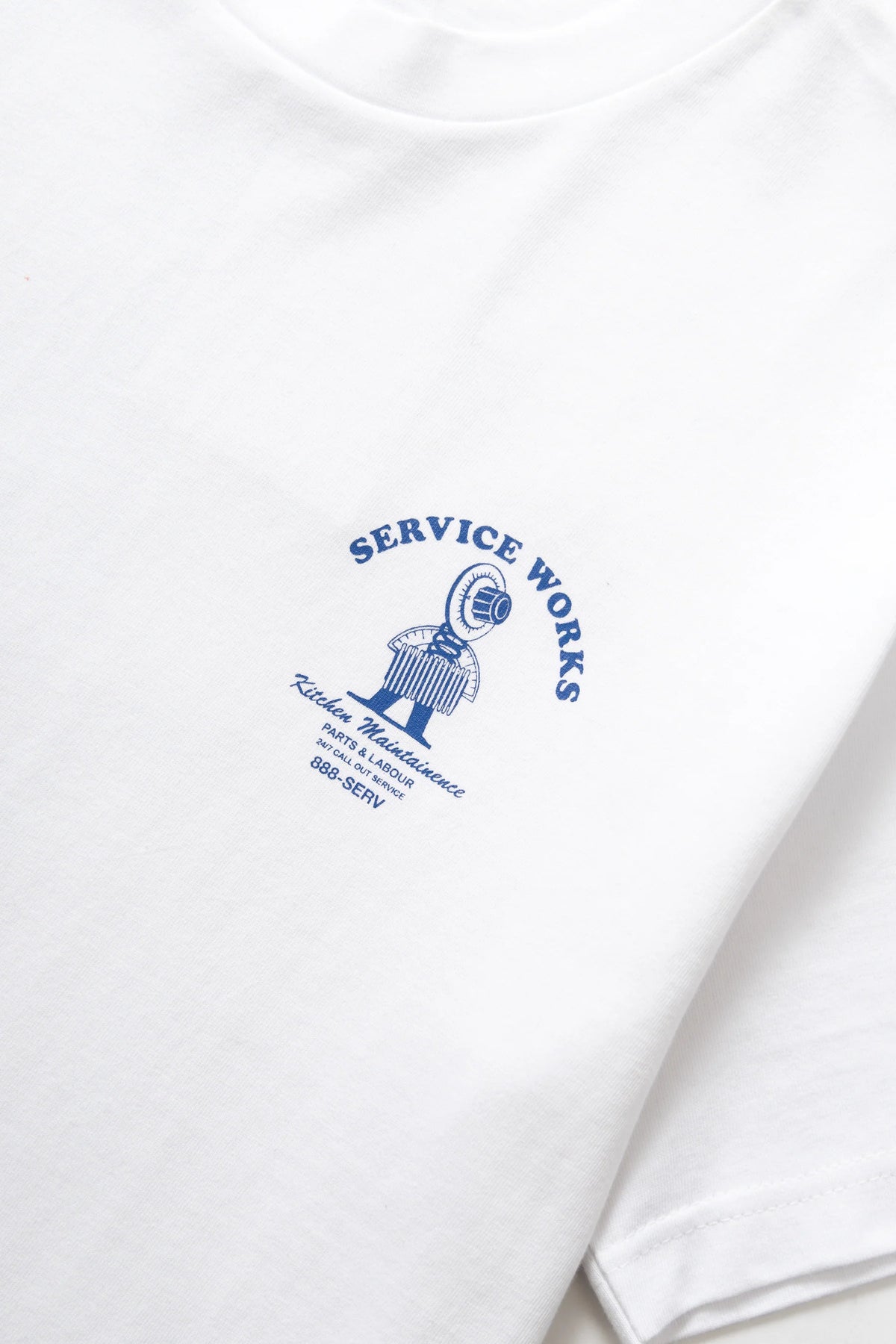 Service Works Maintenance Tee — White — view 5