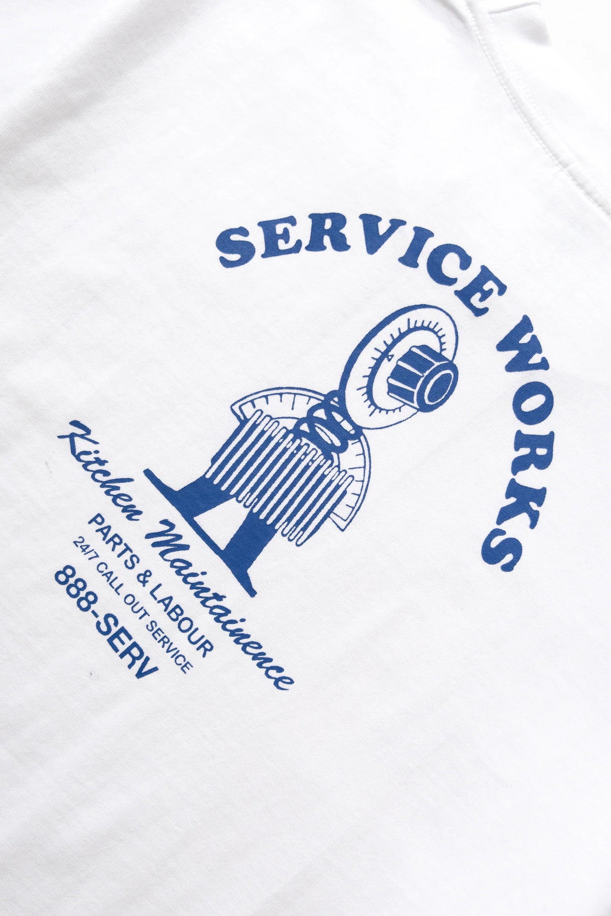 Service Works Maintenance Tee — White — view 3