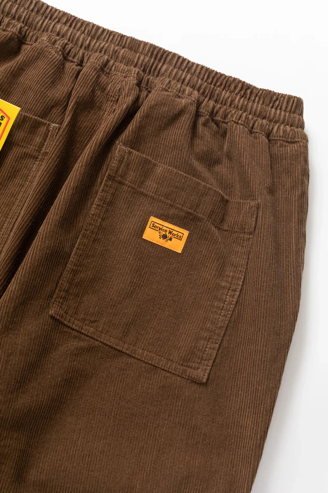 Service Works Corduroy Chef Pant — Bark — view 3