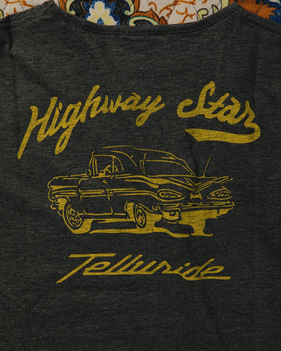 Telluride Highway Star Tee — Grey — view 4