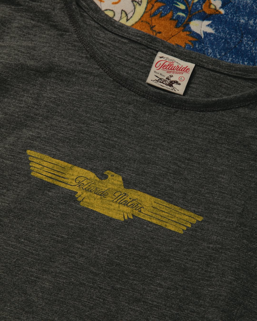 Telluride Highway Star Tee — Grey — view 5