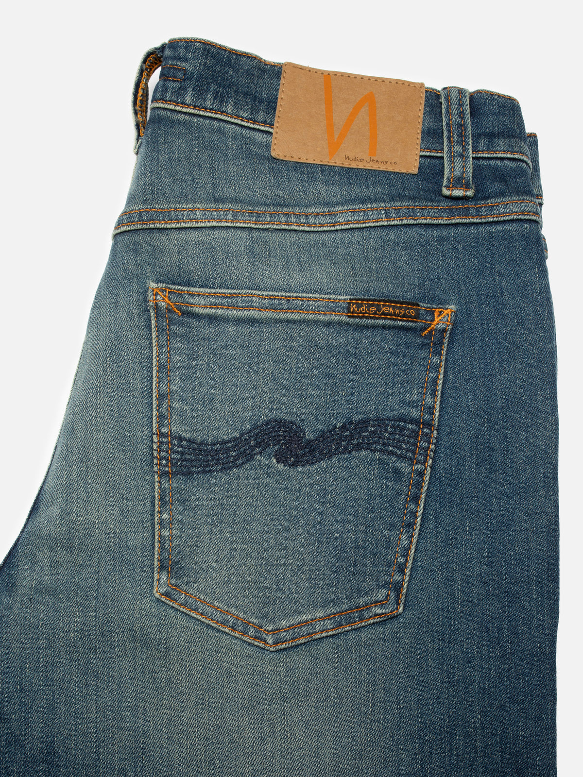NUDIE JEANS SOLID OLLIE - BLUE DAWN
