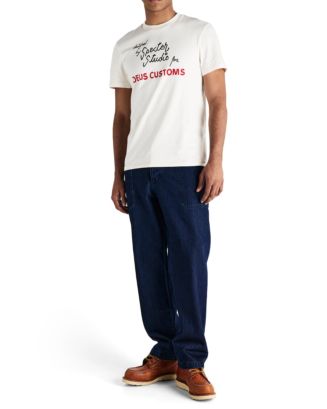 DEUS EX MACHINA SPECTER RARE BIRDS TEE - PRISTINE WHITE