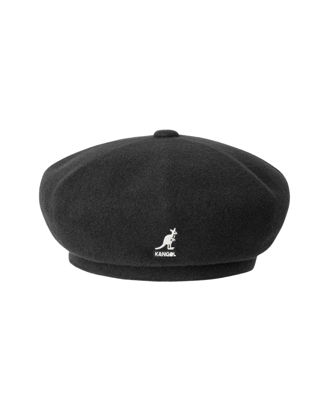 Kangol Wool Jax Beret — Black — front view