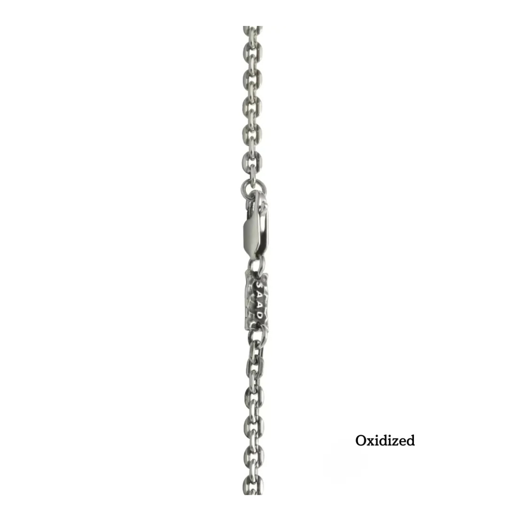 Saad Azuki Width 3.0mm Chain Oz — Oxidized — view 2