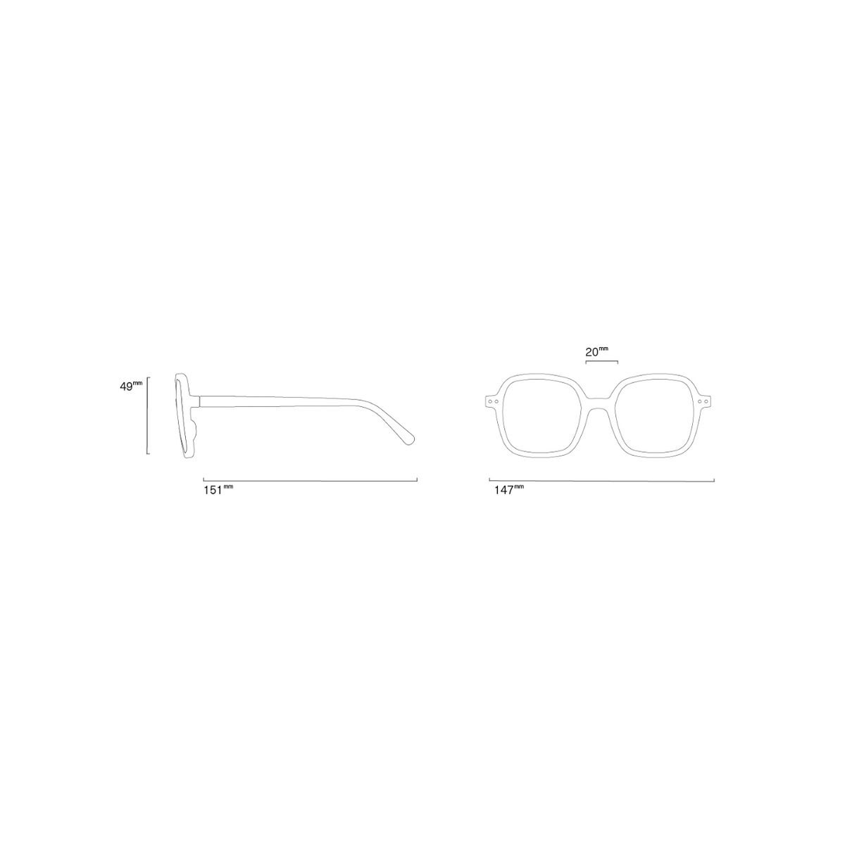 Izipizi Sun Office Vintage Cream Violet Shading Lenses_vintage Cream — view 7
