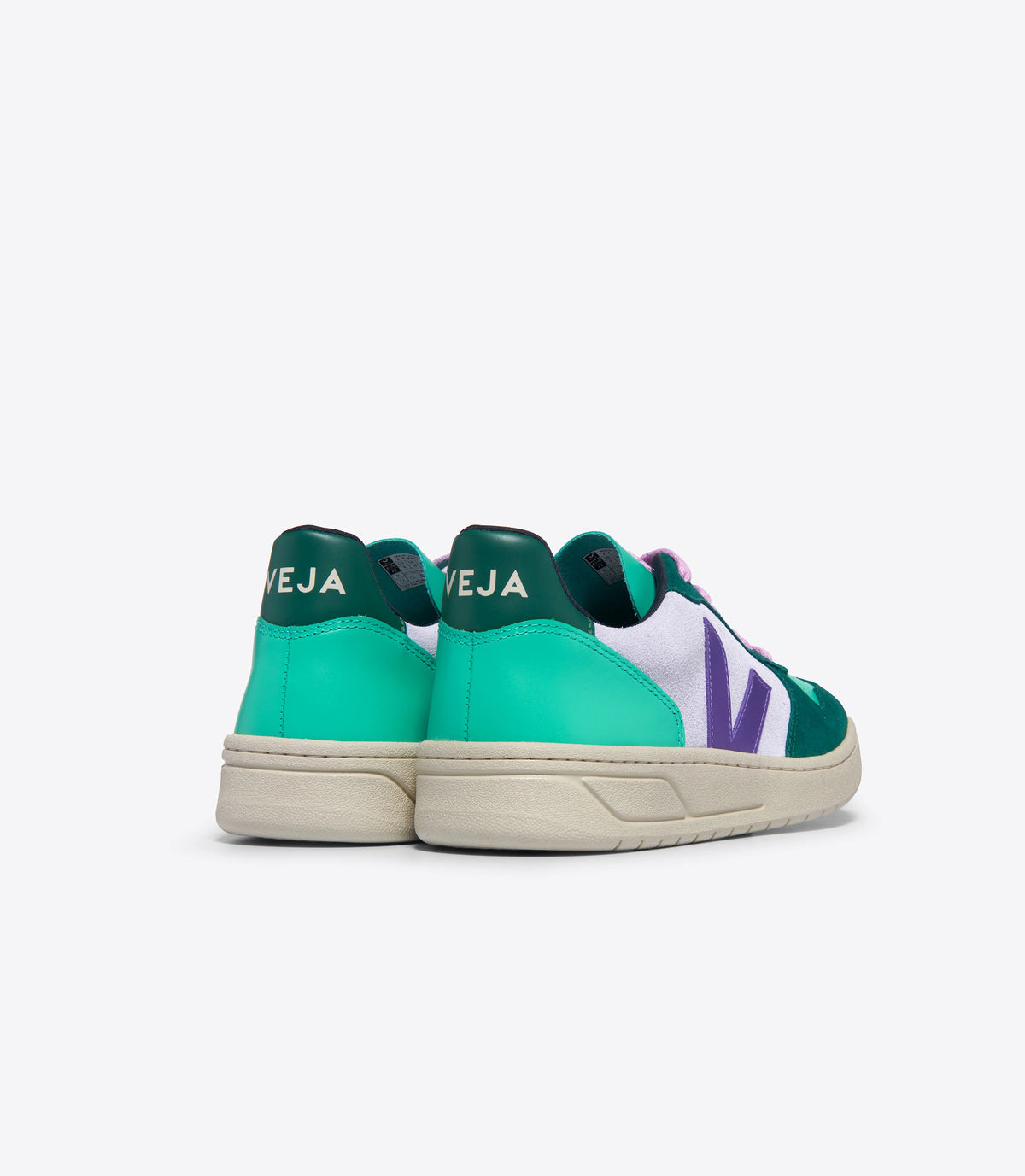 Veja V-10 Suede Multico Swan Purple Pierre — view 3