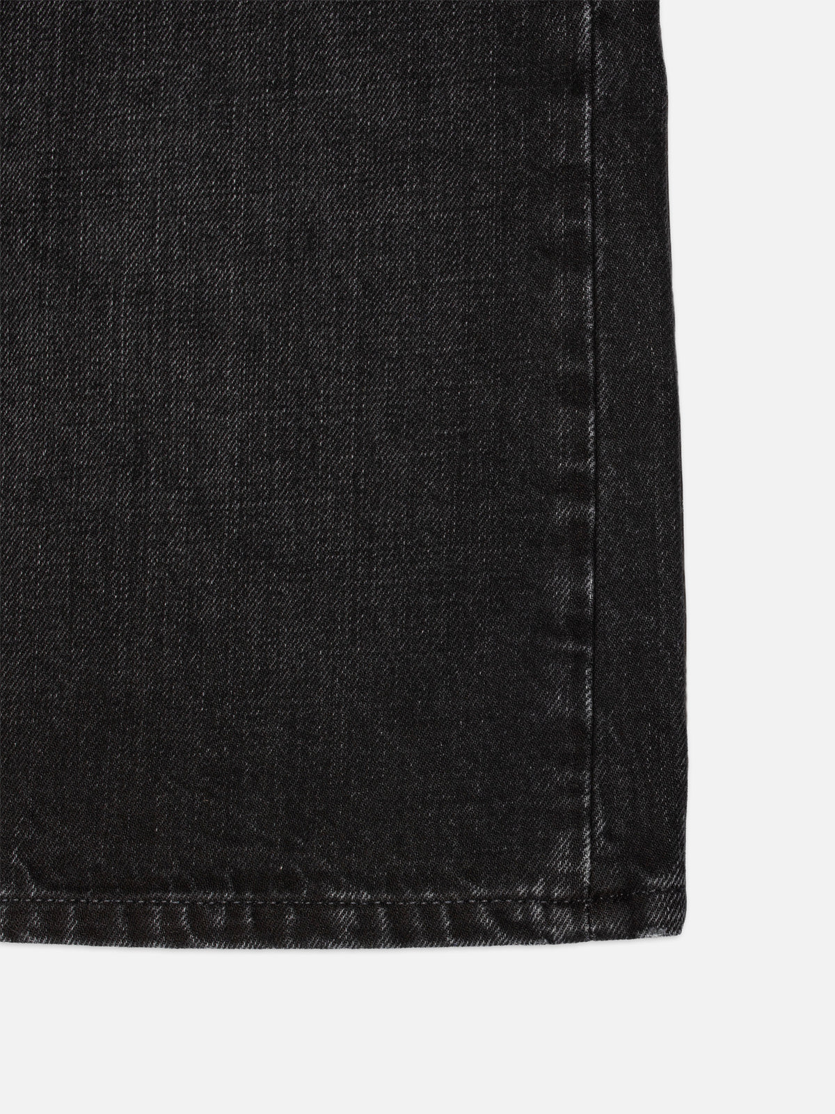 NUDIE JEANS ZEB DENIM SHORTS NIGHT DUNE - BLACK