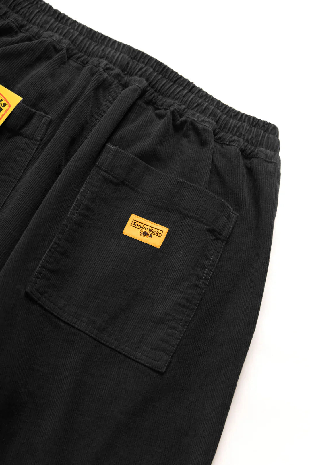 Service Works Corduroy Chef Pant — Black — view 3