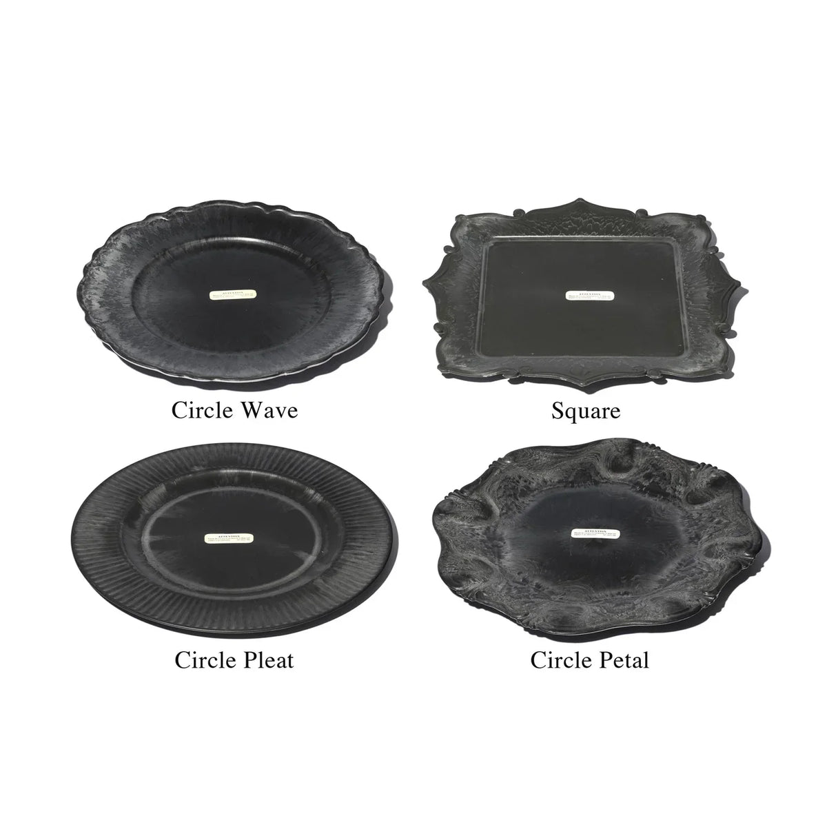 Puebco Decoration Tray Circle_wave — No Color — view 5