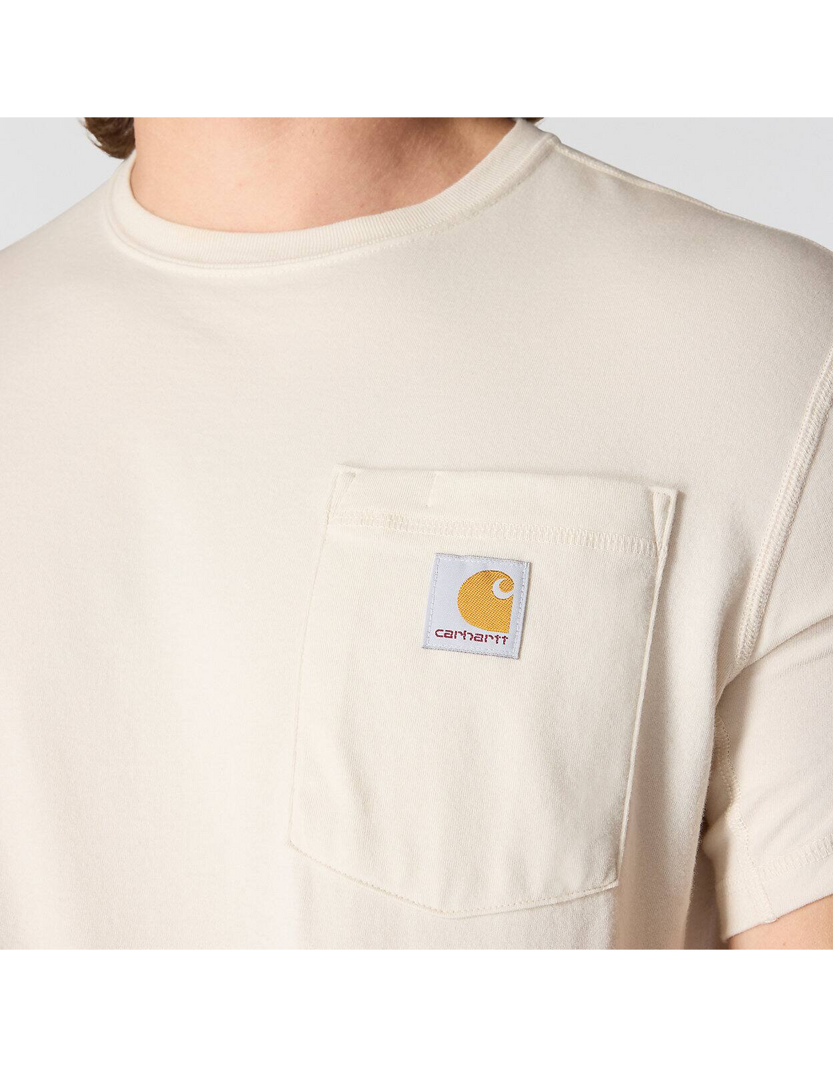 Carhartt Force Relaxed Fit Midweight Short Sleeve Pocket T-Shirt — Malt — view 5