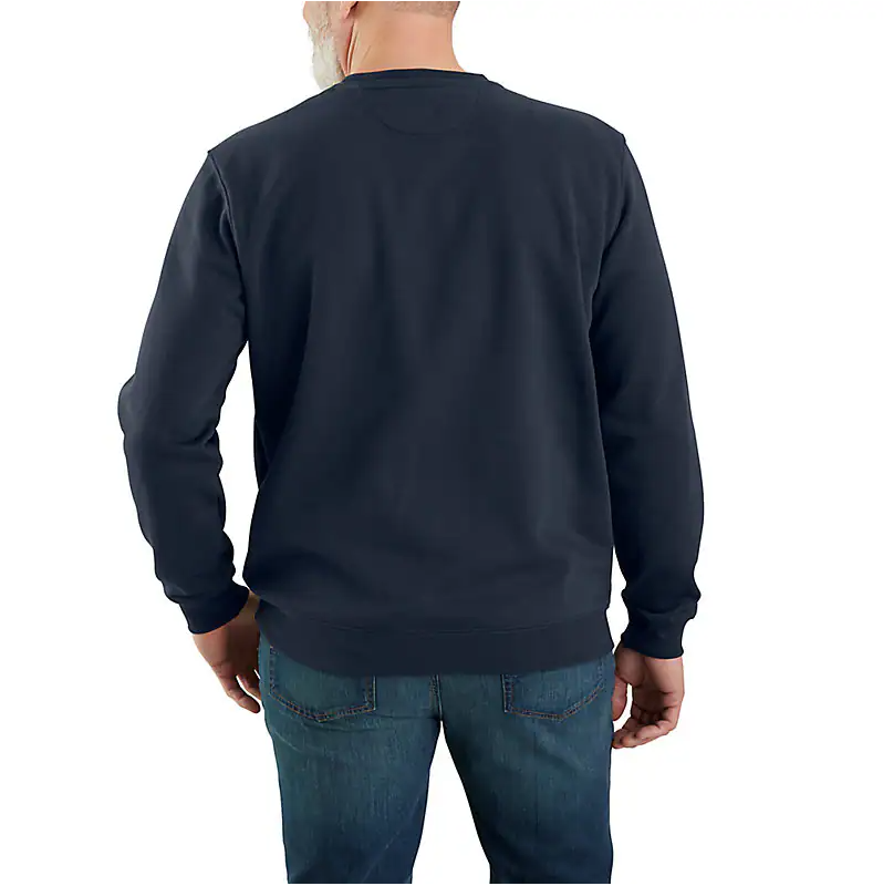 Carhartt Loose Fit Midweight Crewneck Sweatshirt — New Navy — view 2