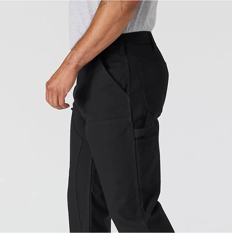 Carhartt Rugged Flex Relaxed Fit Duck Utility Double-Knee Work Pant — Black — view 4