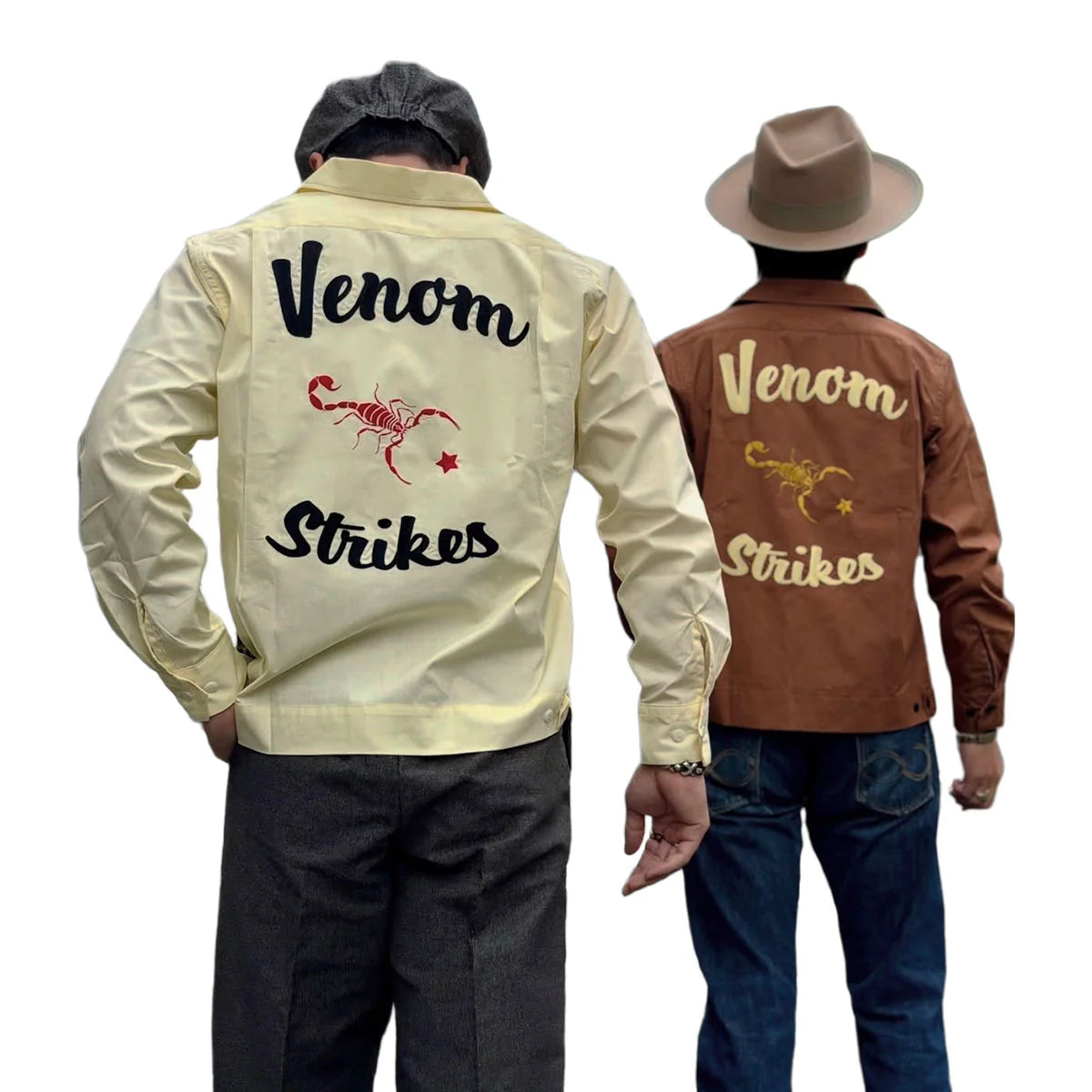 Dry Bones Bowling Shirt Venom — Cream — view 9