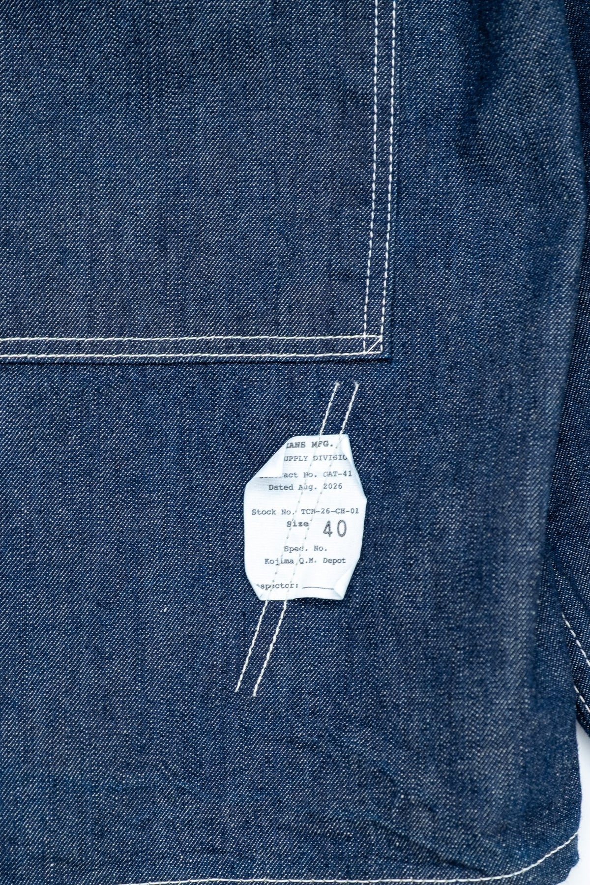 TCB JEANS CATFACE PULLIOVER SHIRT - INDIGO