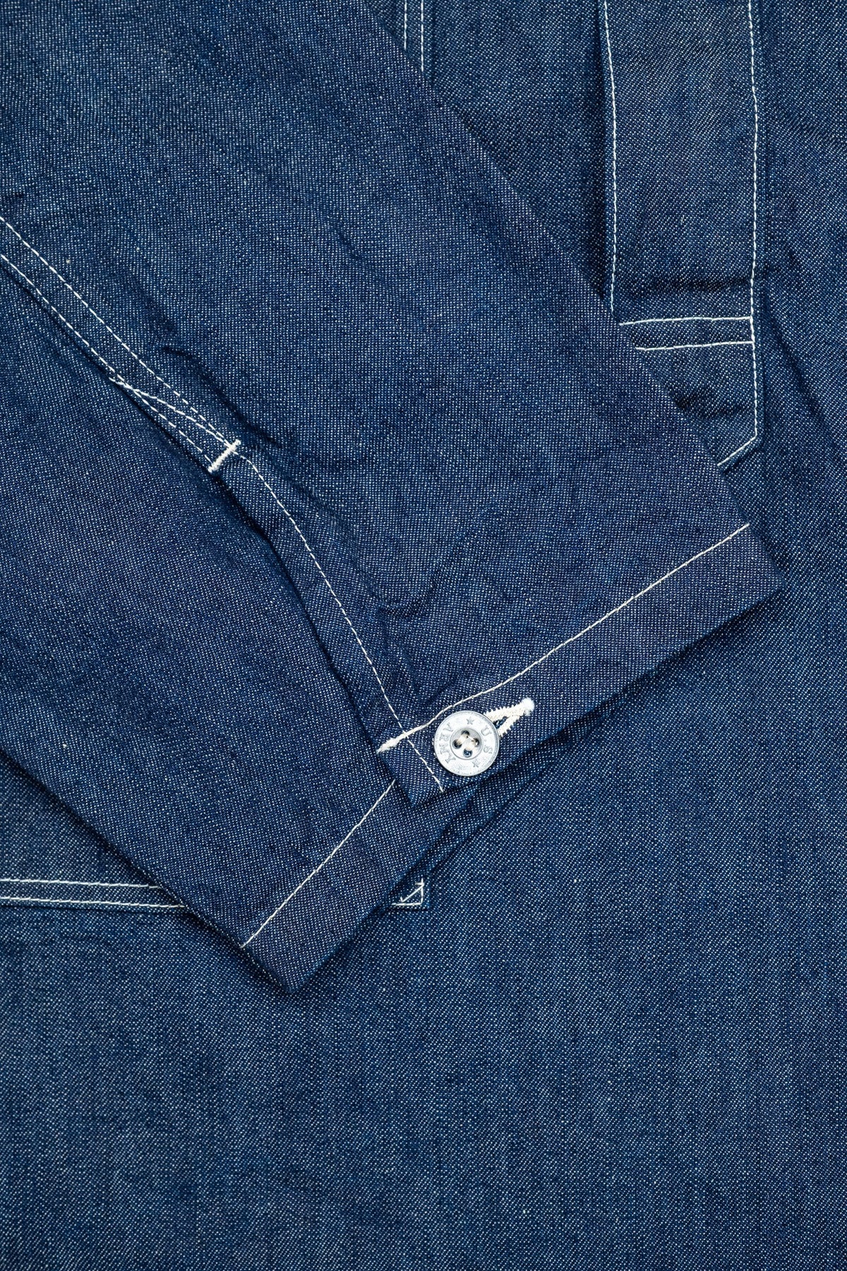 TCB JEANS CATFACE PULLIOVER SHIRT - INDIGO