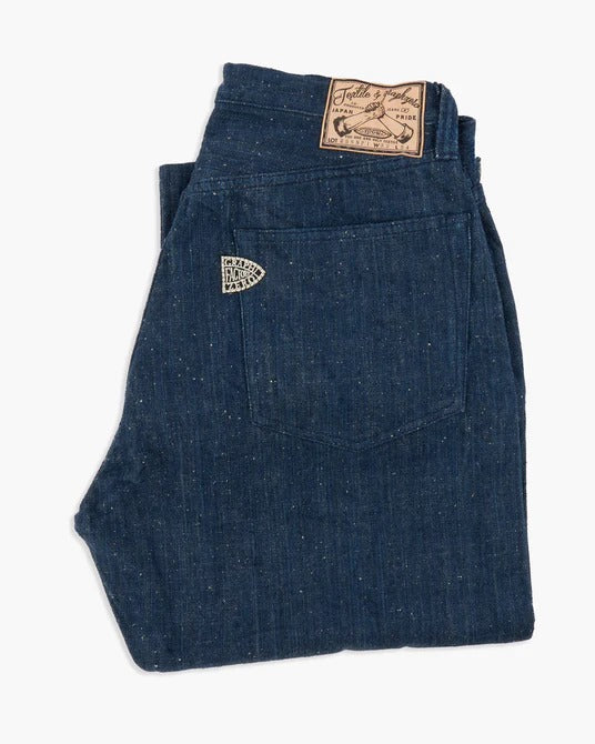 Graph Zero Natural Dyeing Denim Jeans — Natural Indigo — view 6