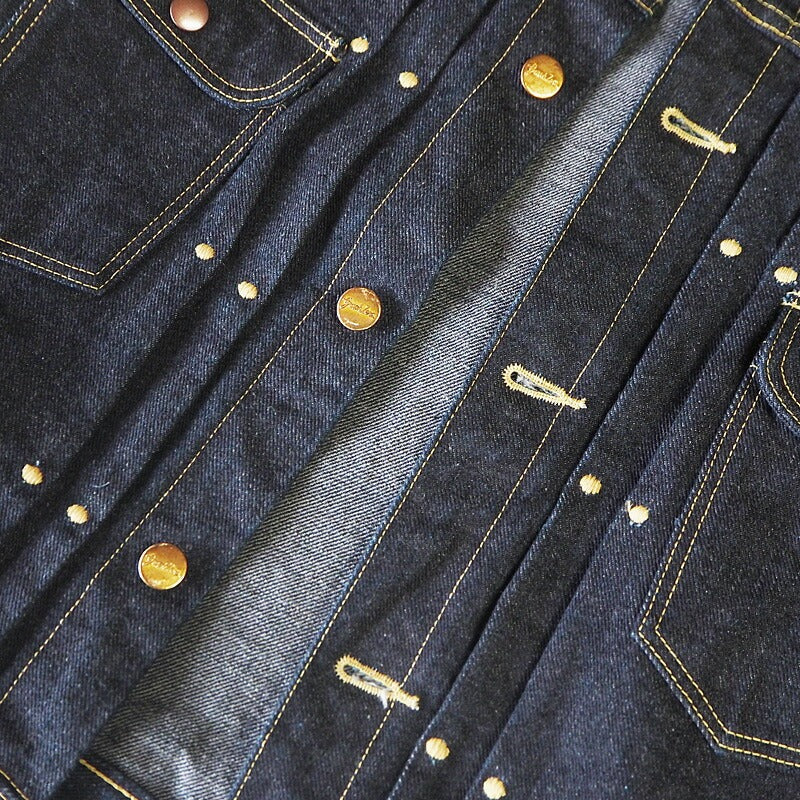 Graphzero Jean Jacket 111MJ — Indigo — view 3