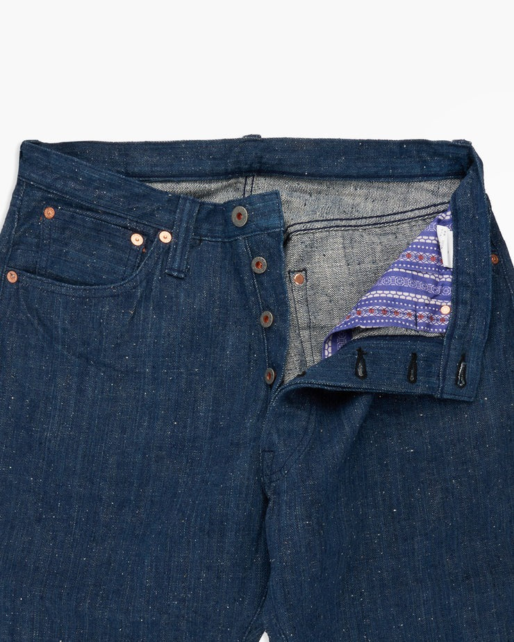 Graph Zero Natural Dyeing Denim Jeans — Natural Indigo — view 3