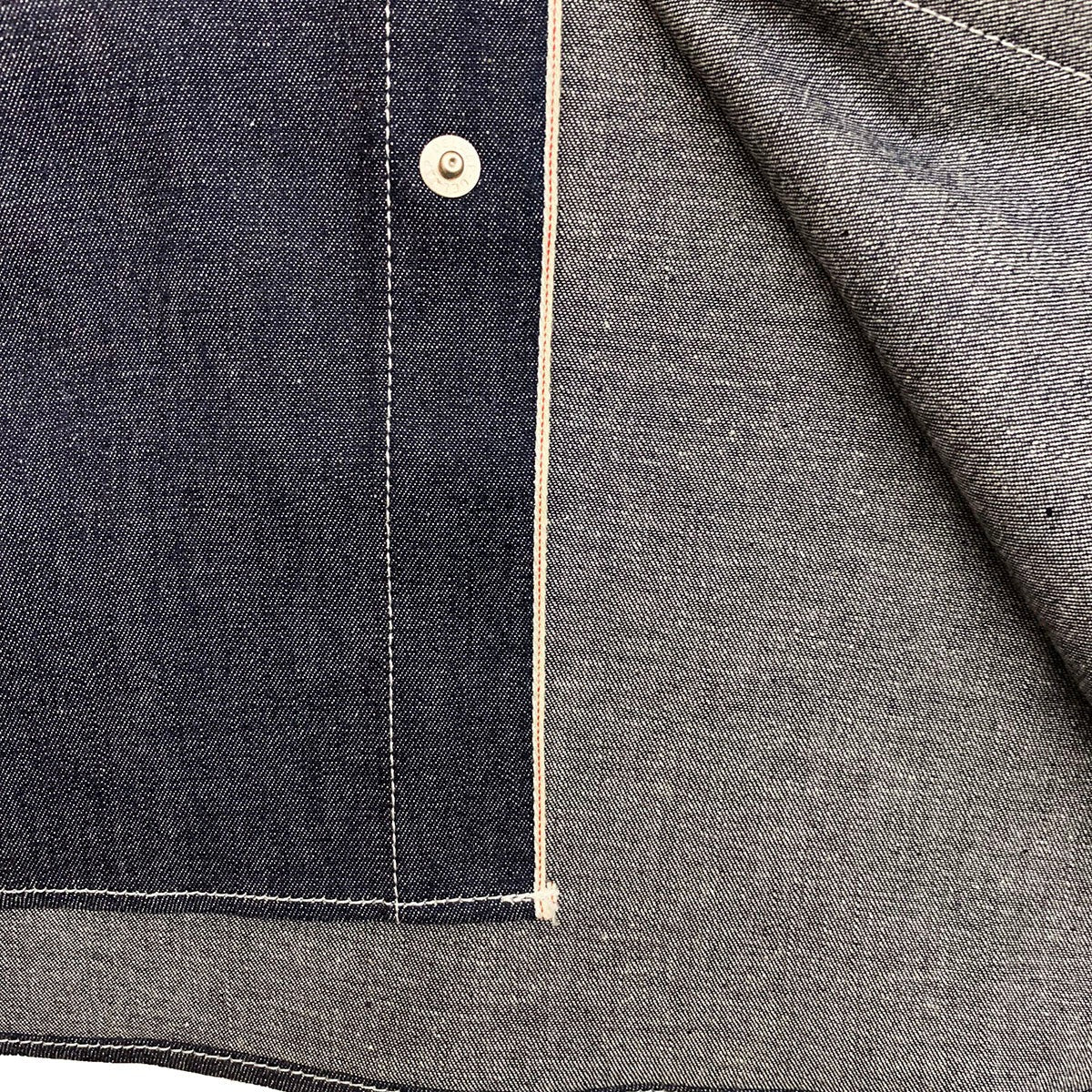 Dry Bones 6.5oz Denim Weatern Shirt — Indigo — view 5