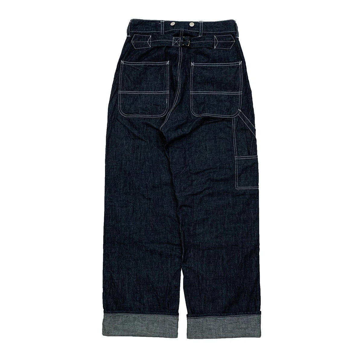 Dry Bones Double Knee Painter Pants — Indigo — view 2
