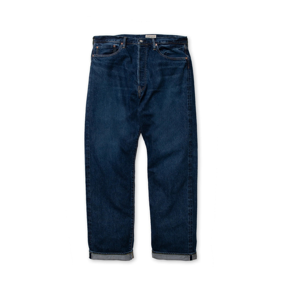 Spellbound 40-701C-F 5POCKET Selvage Regular Straight Jeans — Used Indigo — front view