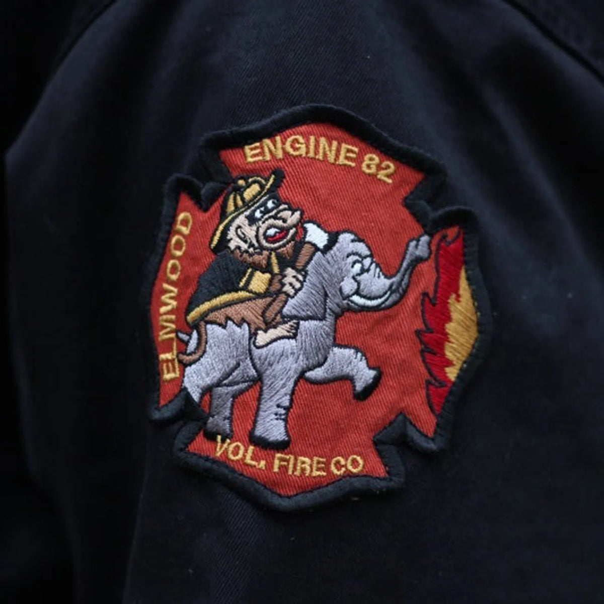 PHERROWS FIREFIGTHER WORK JACKET - BLACK