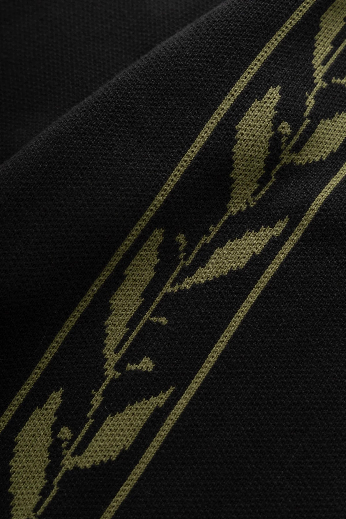 Service Works Olive Branch Pullover — Black — view 5