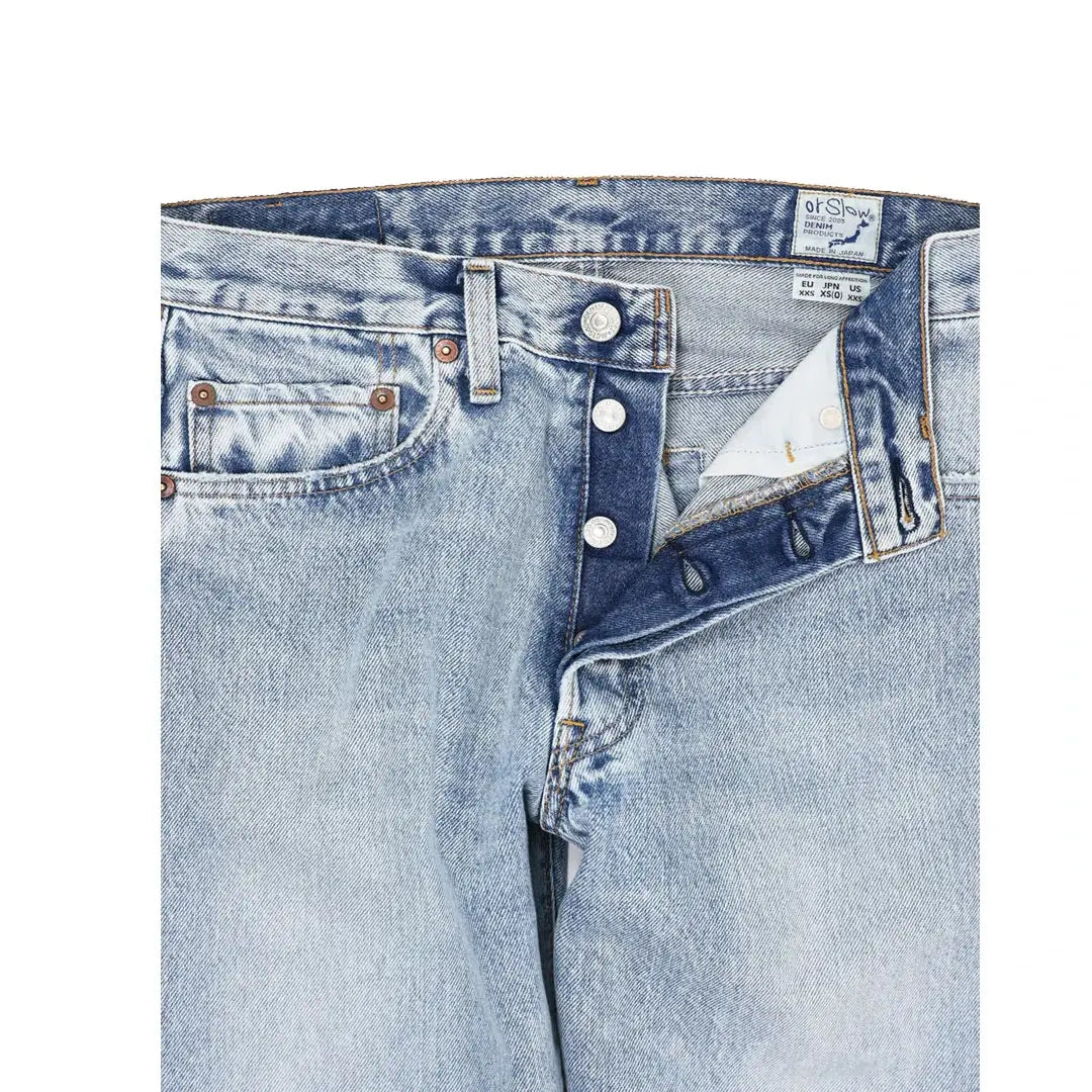 orSlow 105 Standard Denim — Sky Blue — view 2