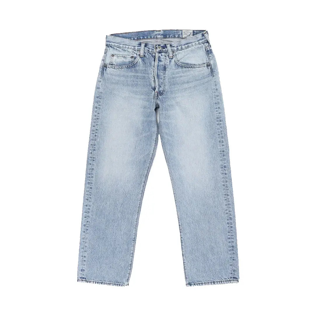 orSlow 105 Standard Denim — Sky Blue — front view