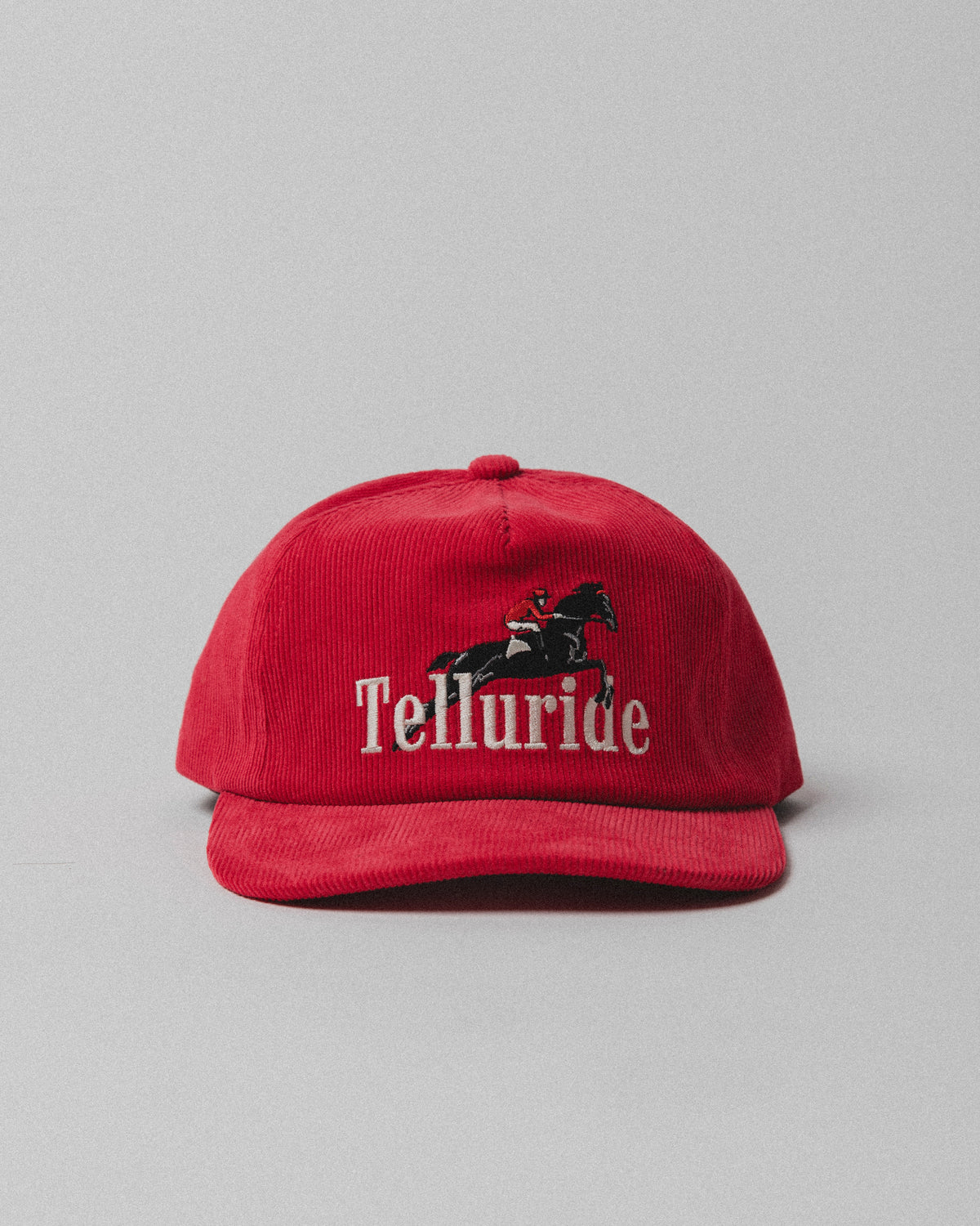 Telluride Jockey Cap — Napalm — front view