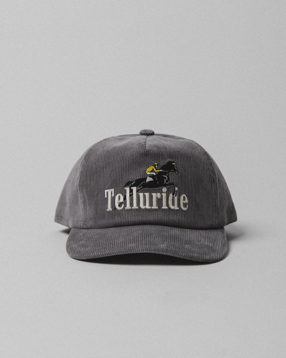 Telluride Jockey Cap — Mercury — front view