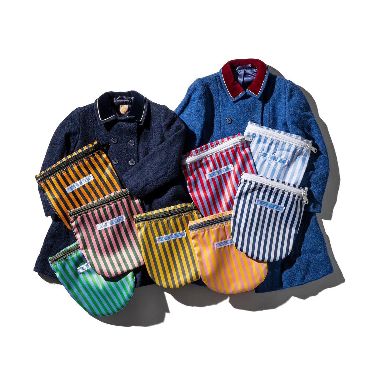 Puebco School Tie Fabric Semicircle Pouch — view 14