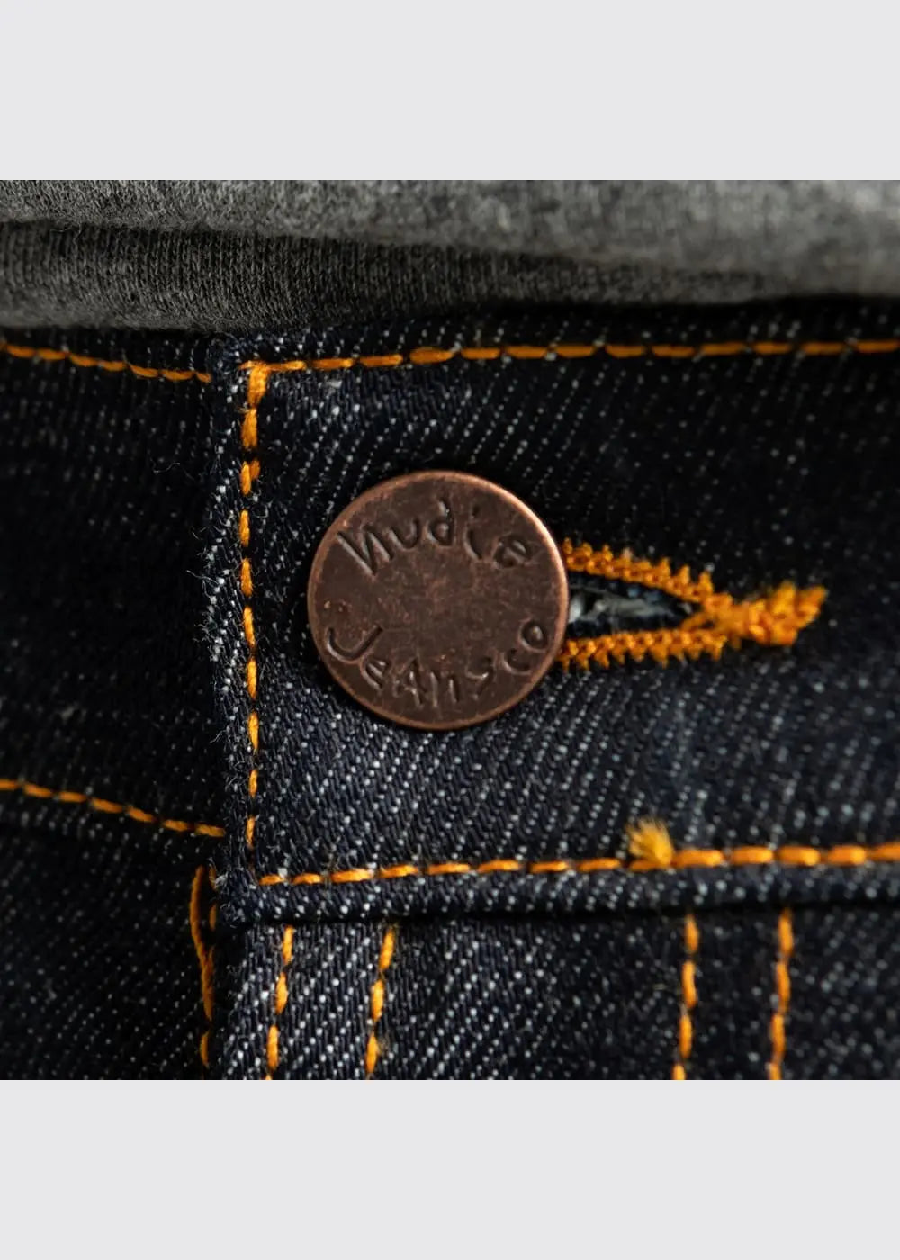 Nudie Jeans Tight Long John — Org Dry Twill Blue — view 3